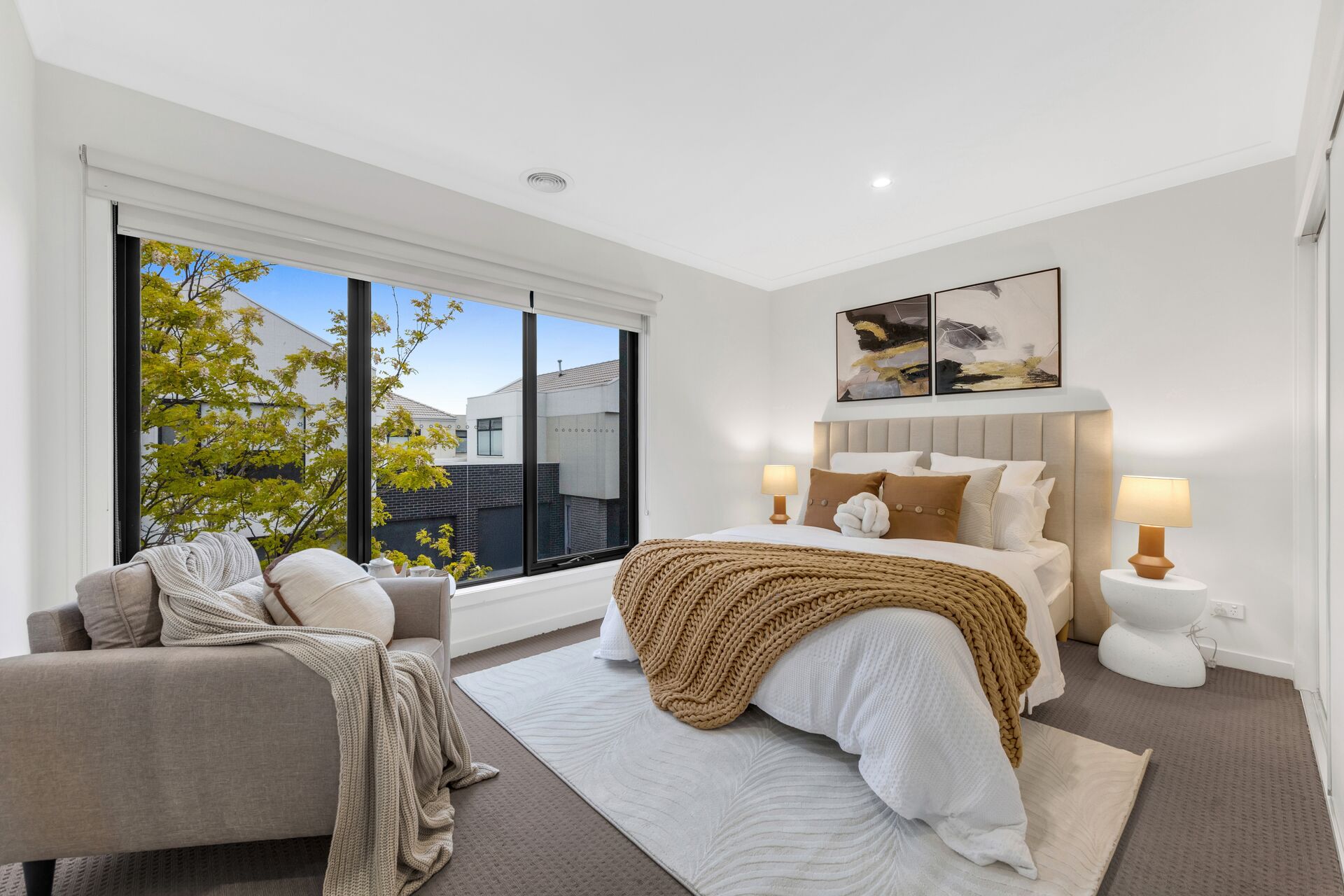 Elegant home staging background